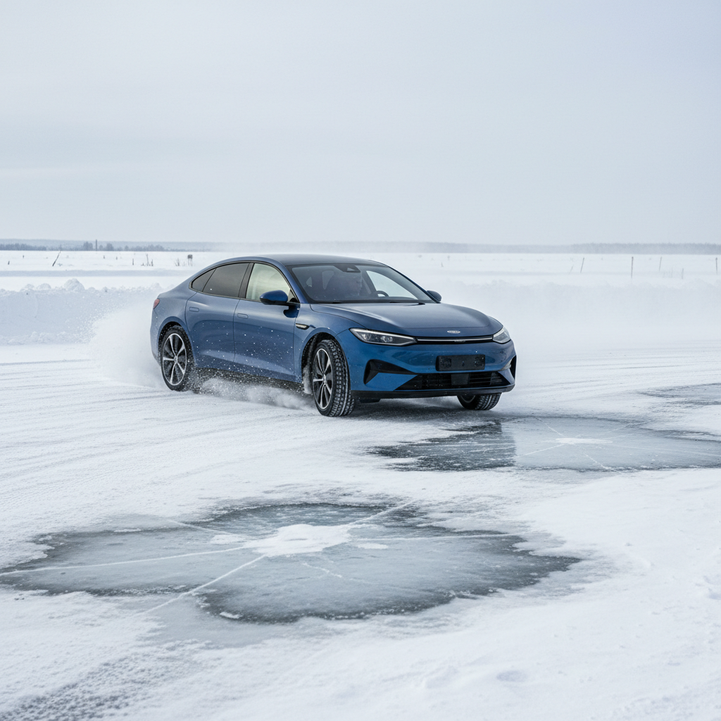 Zeekr en hielo: modelo de entrada lidera pruebas de tracción y control dinámico