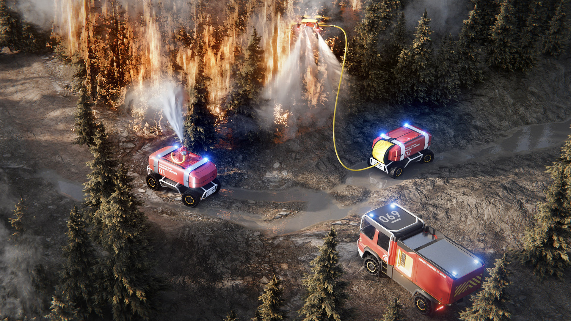 Renault Trucks presenta concepto de vehículo para megaincendios forestales
